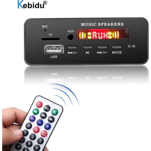 Handsfree Call Voice Recorder Bluetooth MP3 Player Decoder Board Car Music Receiver FM Radio TF USB 3.5mm AUX Audio Module