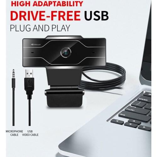 HD 1080P/720P/420P Webcam With Microphone USB Camera For PC/Mac Laptop Desktop Video Call Computer Peripherals Webcams