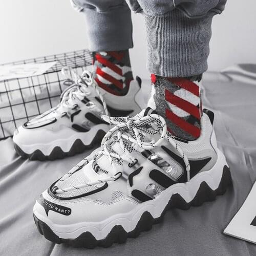 New Cushion Damping Men Casual Vulcanize Shoes Mesh Weaving Male Flats Shoes White Sneakers Solid Outdoor Walking Men R13-13