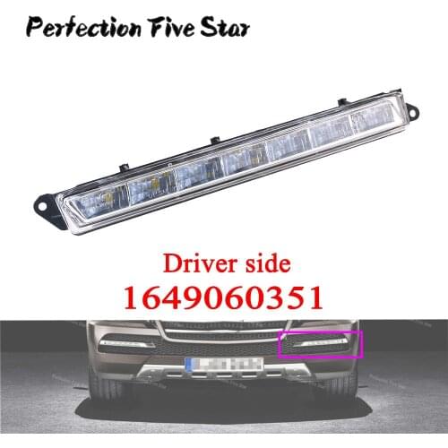 Left LED Daytime Running Light Fog Lamp For Mercedes Benz X164 X166 GL320 GL350 GL450 GL550 ML63 AMG A1649060351