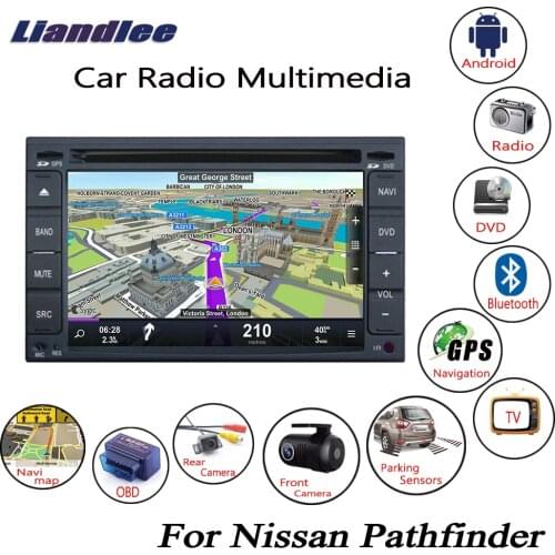 Liandlee For Nissan Pathfinder 2006~2010 Android Car Radio CD DVD Player GPS Navi Navigation Maps Camera OBD TV HD Screen Media