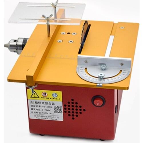 T60/T50 Multifunctional Table Saw Desktop DIY Electric Sliding Woodworking Chainsaw 12-24V Household Small Cutting Machine