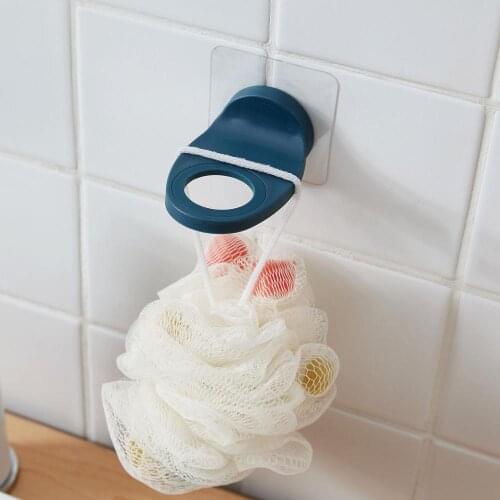 New Hot 1pc Wall Mounted Shampoo Bottle Hook Hanger Liquid Soap dispenser Hanging Holder Self Bathroom Storage Rack Hanger