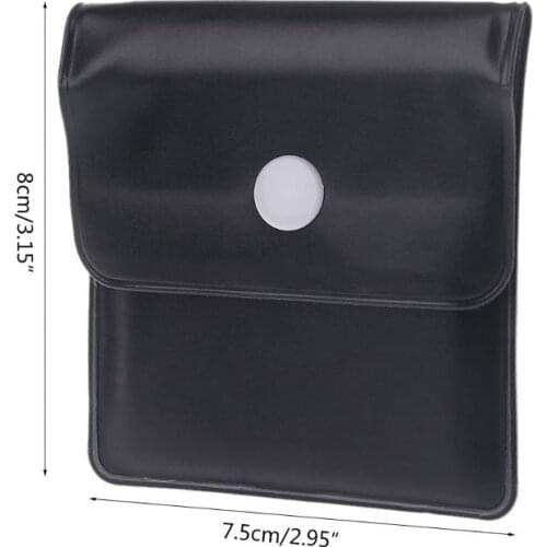 Portable Ashtray Pocket Smoking Cigar Tobacco Storage Bag Fireproof PVC Odorless Pouch Travel Beach Gifts