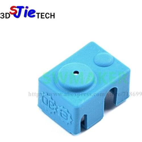 V6 SILICONE SOCK for Reprap V6 PT100 cartridge hotend 3D printer parts 23x16x11.5mm heating block