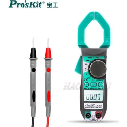 Clamp Meter ProsKit MT-3109 AC DC Current Digital Multimeter Current Frequency Capacitance Test Meter Electrician Hand Tools