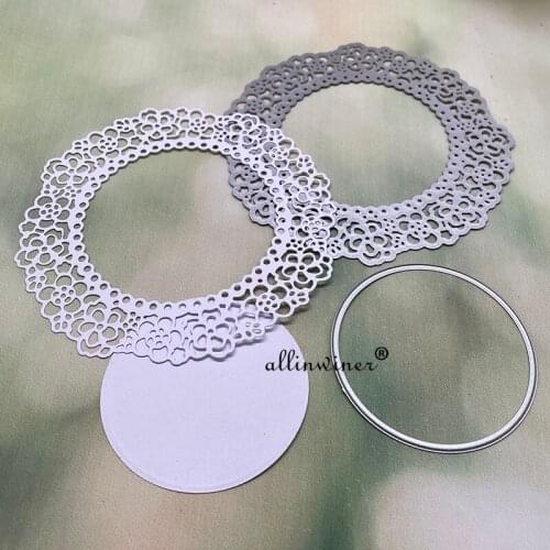 Spring flower frame Metal Cutting Dies Stencils Die Cut for DIY Scrapbooking Album Paper Card Embossing