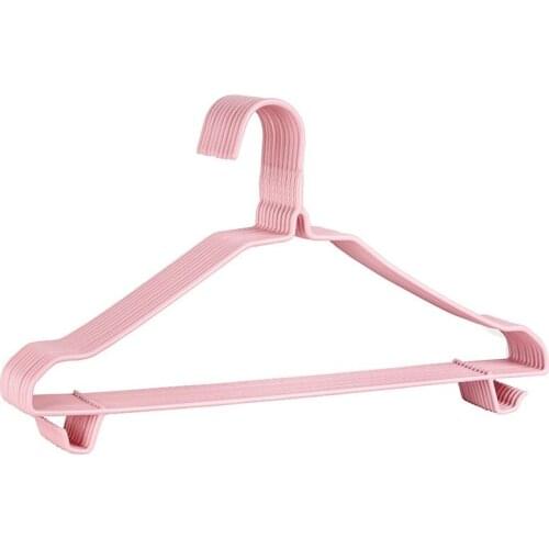 10PC Portable Children Clothes Hanger Adult Baby Coat Hanger Hook Multi-functional Antiskid clothes horses Home Storage Supplies