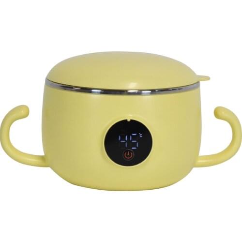 USB Charging Waterproof Cute Children TablewareLunch Box Insulation Bowl Tableware Smart Constant Temperature Bowl for Car Truc