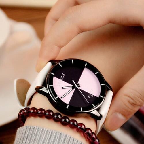 YAZOLE Ladies Watch With Leather Strap
