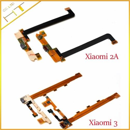 1pcs dock charger connector port flex cable USB charging flex for Xiaomi 3 Xiaomi 2A,Mi3 Mi2A