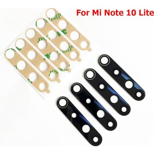 10pcs Rear Back Camera Glass Lens Cover with Adhesive Sticker For Xiaomi Redmi Note 7 6 Note 8 Pro / Mi 8 9 10 Lite Mi8 m9 SE