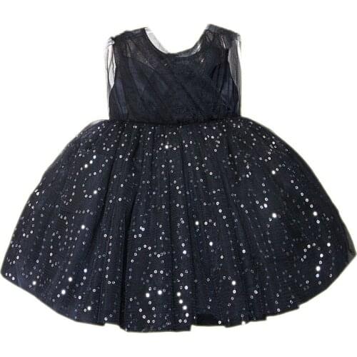 2021 baby girl dress Sequin lace Kids dresses sleeveless cotton linnig baby clothes 3 6 9 12M 2 3 Years