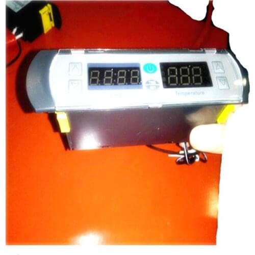 230v 3000w 450*2160*1.5mm Silicone Rubber Ski Press Heater digital thermostat on wire 1500mm lead wire out from middle of short