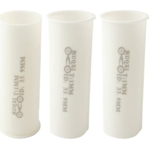 OOTDTY 3 Pcs Folding Bike Seatpost Tube Sleeve Reducer Bicycle Seat Post Shim Tube Conversion Adapter