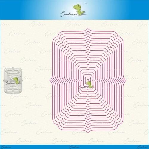 Oversized frame 8 metal cutting dies 2020 new metal cutting dies diy die molds Scrapbooking Paper Making die cuts crafts die cut