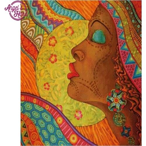 Needlework 5d Diy Diamond Painting crystal Cross Stitch Africa beauty Painting Diamond Embroidery Square Diamond Mosaic Pictures