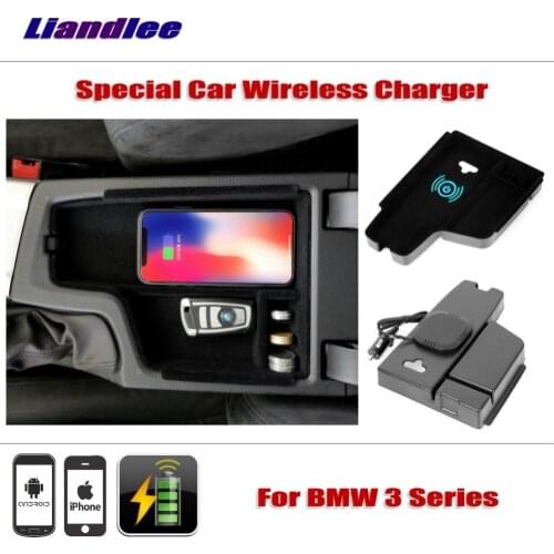 Accessories For BMW 3 Series 316 320li Special Car Wireless Charger Armrest Storage For iPhone Android Phone Battery Charger
