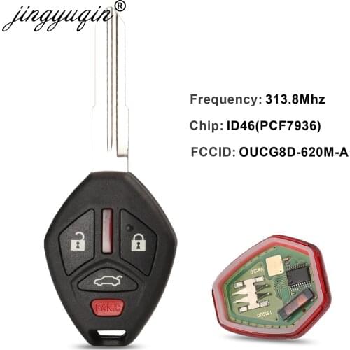Jingyuqin Transponder Chip ID46 For Mitsubishi OUCG8D-620M-A 313.8Mhz For Mitsubishi Galant Eclipse 2007-2012