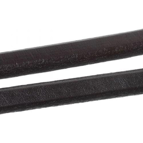 DoreenBeads Cowhide Leather Jewelry Cord Brown 10mm x 6mm,1M