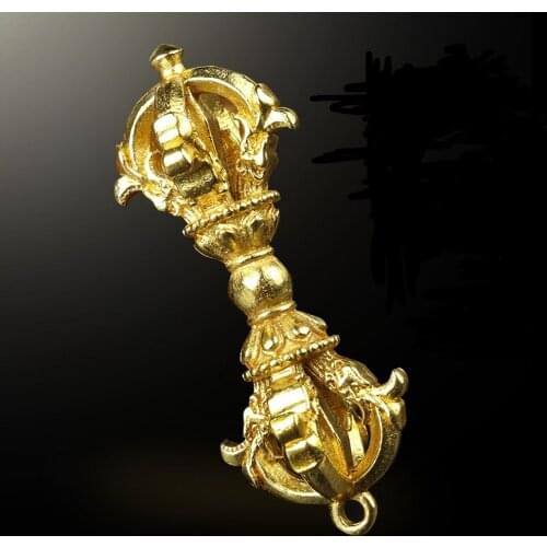 King Kong pestle artifact Nepal craft pure copper Kong Kong pendant diamond drop magic pestle pendant to protect the safety Am