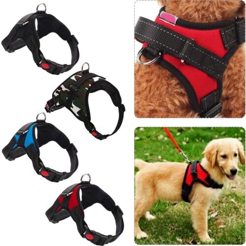 Adjustable No Pull Dog Harness Vest For Big Dog Harness Large Dog Leash Pet Supplies Vest Pet Collar Chest Strap Accessories