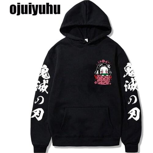 Kimetsu No Yaiba Men women Demon Slayer Hoodies Harajuku Anime Japan nezuko Hoodie Kimetsu Cartoon Sweatshirt Tanjiro Nezuko