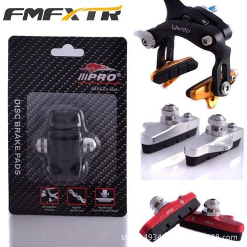 FMFXTR Road Bike C/V Brake Aluminum Alloy Drawer Brake Pads Can Be Replaced Brake Rubber Bicycle Brake Block Parts