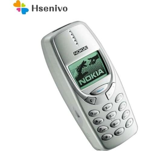 Nokia 3310 (2000) refurbished-Original 3310 phone unlocked GSM 900/1800 with 1 year warranty Cheap Free shipping