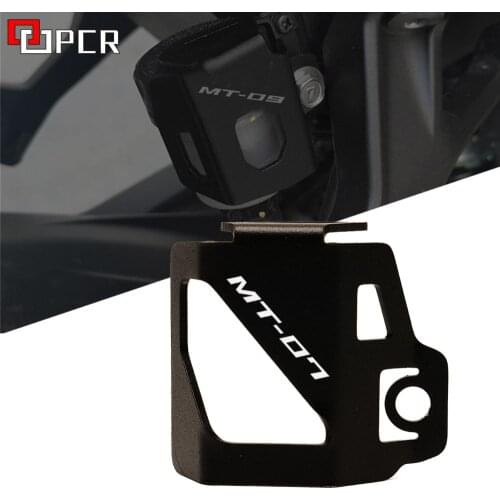 Rear Brake Fluid Reservoir Guard Cover Protector For Yamaha MT07 FZ07 MT 07 2015 2016 2017 2018 2019 2020
