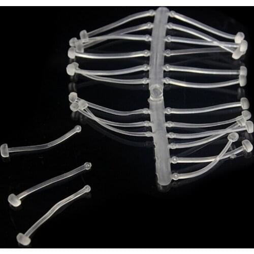 0.05 * 0.28cm White TPR Carp fishing boilie inserts hair rigs fishing bait stops