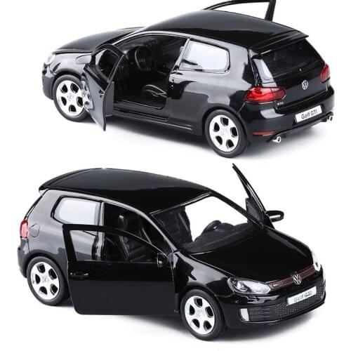 1/36 Alloy Golf 6 Metal Casting Cars Toy Die Cast Pull Back Model Toys Car For Children
