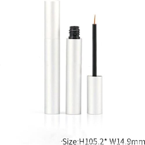 30/50pcs Empty Aluminum Eyeliner Vials Bottle Container Eyelashes Tube Mascara Tube