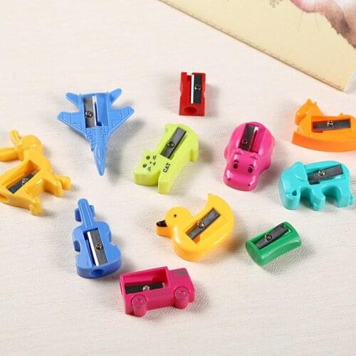 5pc candy color pencil sharpener Pencil sharpener Sharpener student school supplies prize gift