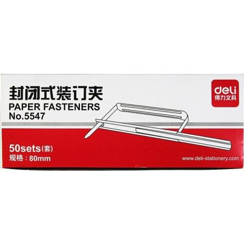 5547 Closed Binder Clip Binding Buckle Binder Clip 80mm Cover Binding Clips Office supplies learning stationery