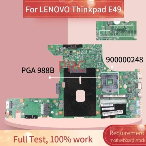 900000248 For LENOVO Thinkpad E49 Laptop motherboard 11310-1 SLJ8C PGA 988B DDR3 Notebook Mainboard
