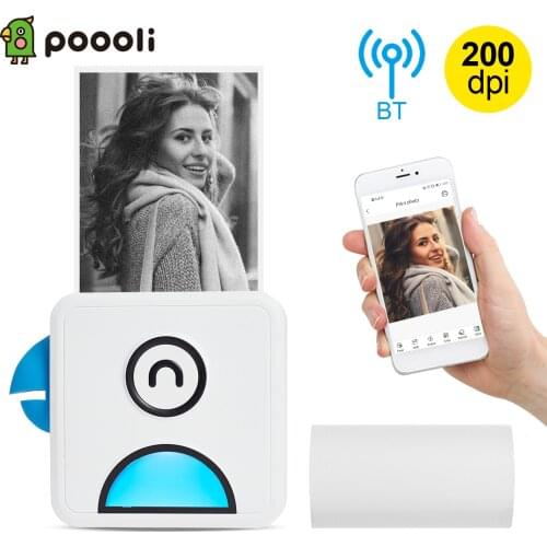 Wireless BT 4.0 thermal printer L1 Label Printer Pocket Thermal Photo Printer Portable BT Wireless Receipt Label Sticker Maker