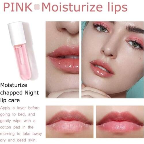 2pcs Volumizing Lip Gloss Day And Night Lip Gloss Volumizing Lip Filler Lip Makeup Lip Gloss Optimizer For Full Moisturized Lips