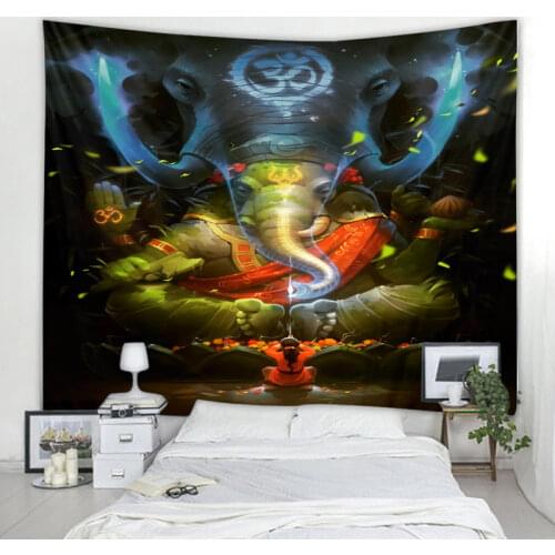 Buddha tapestry mandala bohemian wall tapestry art deco blanket curtain hanging at home bedroom decoration boho hippie