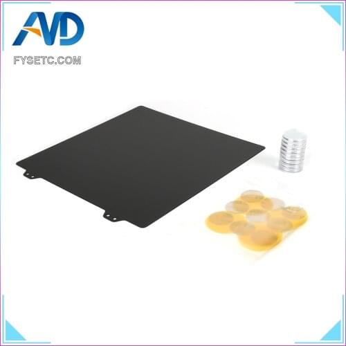 220X220mm Double Sided Textured PEI Spring Steel Sheet + Magnet To Be Magnetic Hot Bed Build Plate For Ender 5 Anet A8