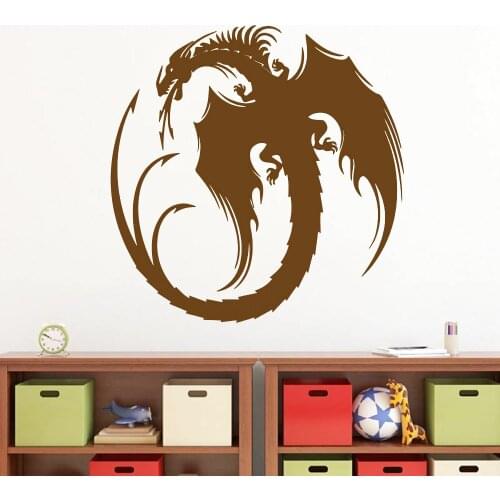 Creative Dragon Wall Sticker Art Living Room Wall Background Decoration Vinyl Nursery Boys Children Room Wall Decals Decor Z577