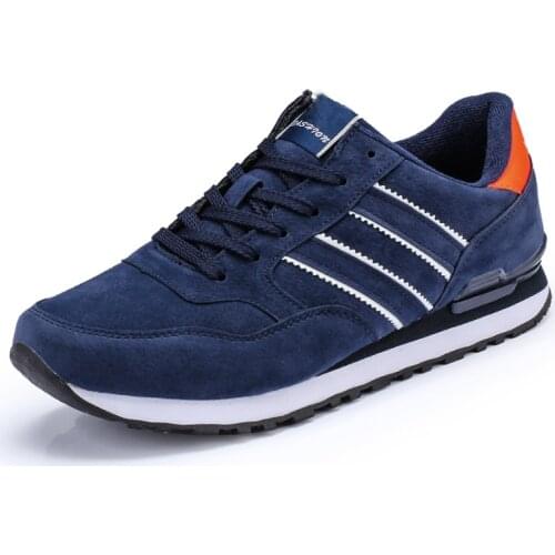 Sneakers Men Casual Shoes Light Suede Leather 2021 New Classic Men Running shoes Outdoor Breathable Mesh Jogging Sport Shoes