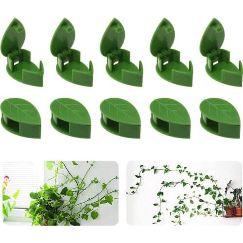 50PCS Plant Bracket Invisible Wall Rattan Clamp Clip Invisible Wall Vine Climbing Sticky Hook Self-Adhesive Plant Fixer Stent
