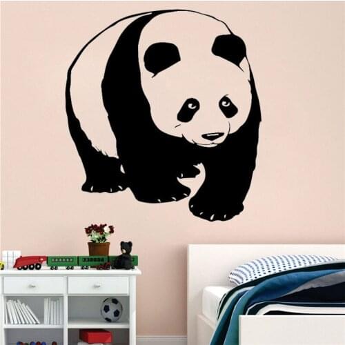 Lovely Animal Panda Pattern Art Removable Mural Vinyl Wall Stickers Wall Decals Home Decor For Kids Bedroom Living Room CX342