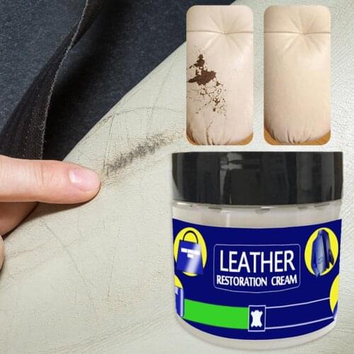 Resin Glue Repair Paste Filler Cream Putty for Car Seat Sofa Holes Scratches Leather Repair Tool Scratch Cracks Repair Paste