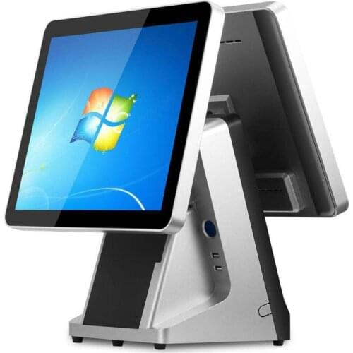 Free shipping New I5 All in One Pos System with Printer 80MM Built-in Support WIFI LAN for Restaurant