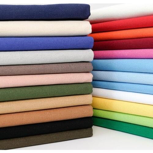 Pure Cotton Canvas Fabric Thick Backpack Cotton Linen Coarse Cloth Curtain Sofa Bed Sheet Shoes Fabric DIY Apparel Sewing Fabric