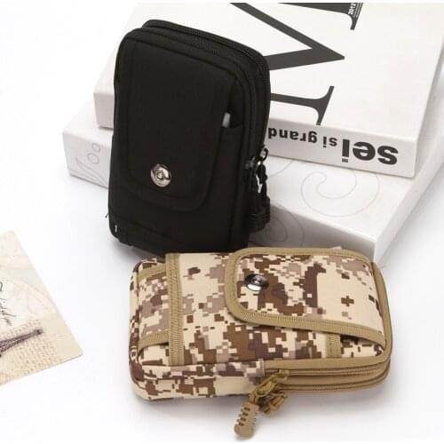 Military Waist 6.5 Inch Phone Bag Molle Coin Pouch Tactical Belt Waist Pack Outdoor Travel Hunting Purses Packet EDC Sports Bags