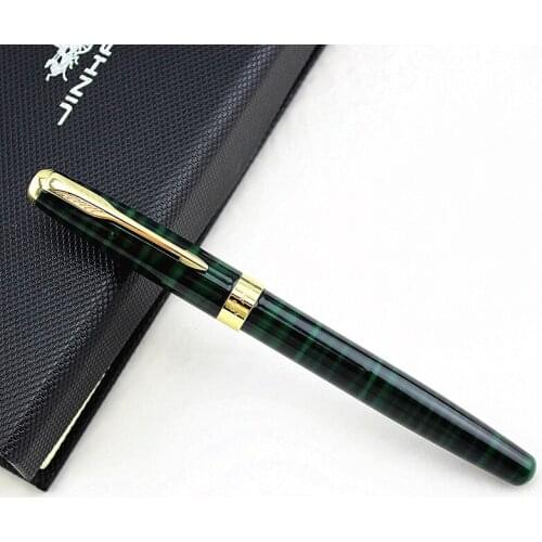 Fashion High Quality Metal 0.5mm Roller Ball Pens Ballpoint Pen School & Office Supplies for Student Writing Stationery Gift