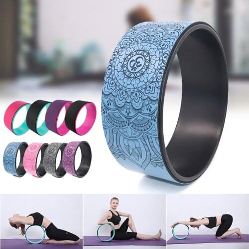 Yoga Pilates Circle TPE Yoga Fitness Roller Wheel Back Training Tool Slimming Magic Waist Shape Pilates Ring Top Quality New Hot